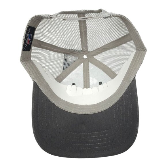 Monster Jam Embroidered Logo Mesh Snapback Cap Chino Twill Trucker Baseball Hat - Picture 5 of 13